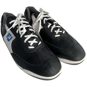 Footjoy FJ 45333 Black White Spikeless Golf Shoes Sneakers Men’s Size 12 M